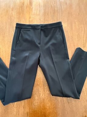 J. Crew Black Stretch Twill Pants - 8 Tall